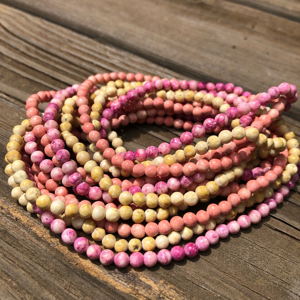 3 Stone necklaces